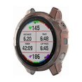 thumbnail image 2 of For Garmin Fenix 6S/6S Pro Transparent TPU Anti-aging Smart Watch Frame Protective Case - Black, 2 of 5