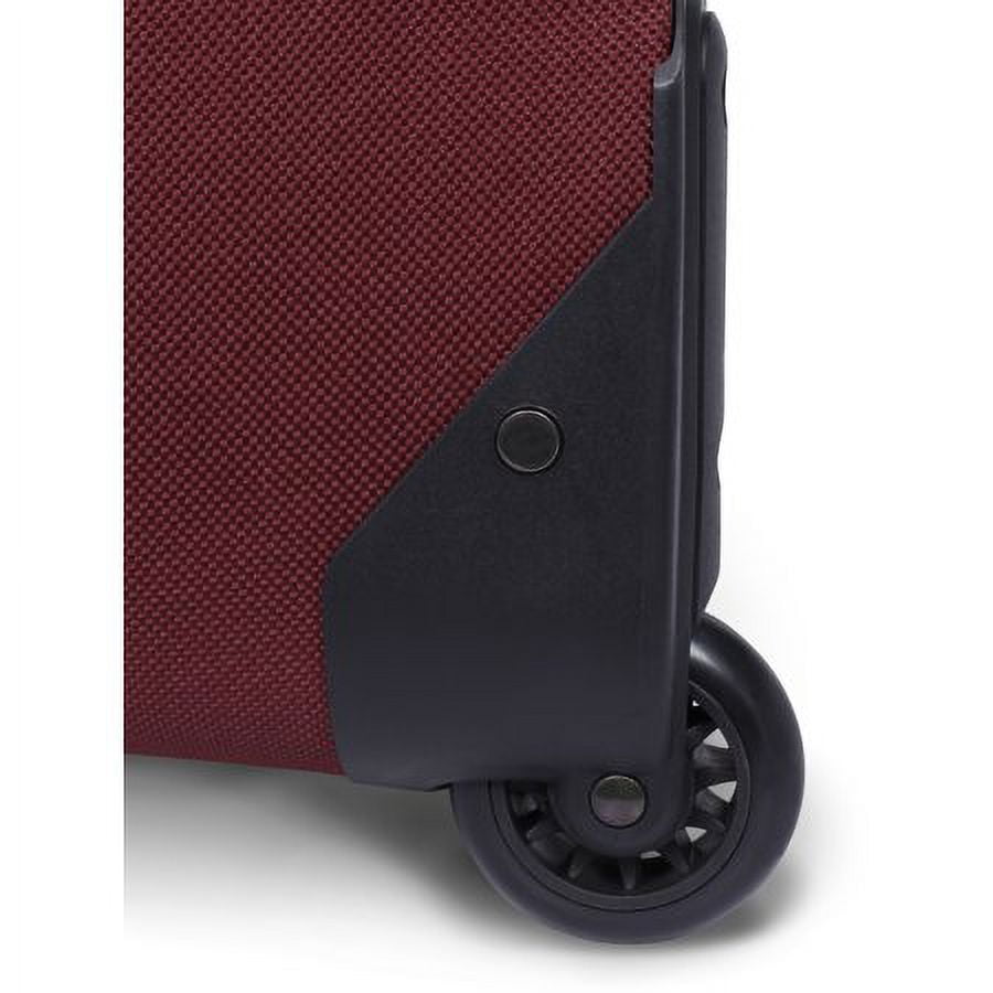 Protege 28 Inch Regency Soft Side Checked 2-Wheel Upright Luggage, Wine (Walmart Exclusive)