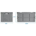 thumbnail image 2 of Mount-It! Collapsible Plastic Storage Crate | Stackable, 2 of 5