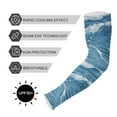 thumbnail image 5 of ALAZA Waves UV Sun Protection Arm Sleeves UPF 50+ Compression Cooling Sleeve 1 Pair, 5 of 7