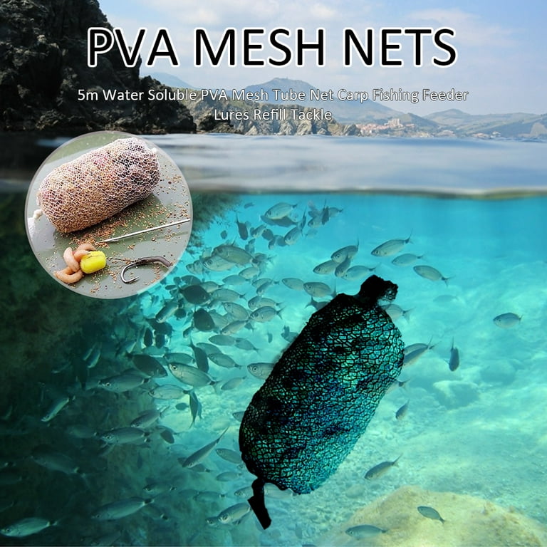 MI-YUKI 5m PVA Fishing Mesh Soluble Network Water Soluble Refill
