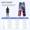 thumbnail image 4 of Lsque Beautiful Flower Blue Bird Print Men's Pajama Pants, Lounge Pant - Comfortable Home Wear,Elastic Waistband, Stylish Design-Medium, 4 of 9
