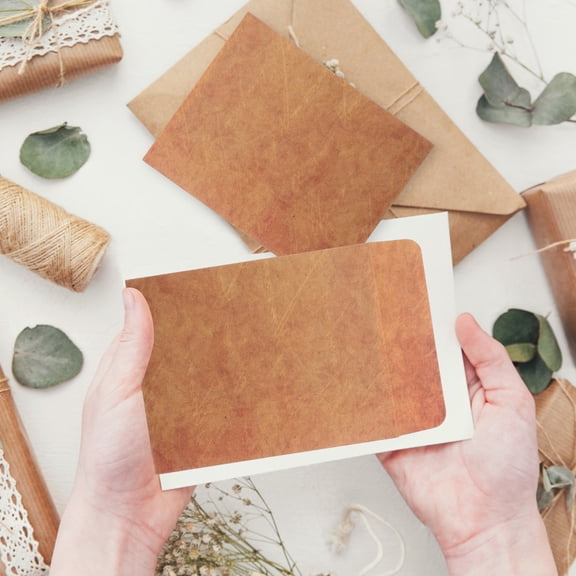 HEANUJJ 50Pcs Portable Light Brown Vintage Paper Envelopes for Storing Seeds and Small Supplies