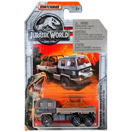Rig Vehicle - Jurassic World Matchbox Off-Road Rescue Rig Diecast Vehicle