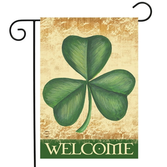 Briarwood Lane Shamrock Welcome Garden Flag