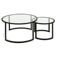 thumbnail image 6 of Evelyn&Zoe Mitera Round Nested Coffee Table, Blackened Bronze, 6 of 11