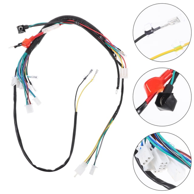 WRISTBIQUE 1Set Replacement Trailer Connector Wiring Kit for Scooter Tail and Dirt Bike Adapter Use