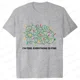 thumbnail image 1 of Estoy bien, todo está bien, ropa de mujer, luces navideñas, moda informal, ropa femenina, camisetas de manga corta, camisetas para mujer, 1 of 5