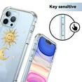 thumbnail image 2 of Sun MoonClear Case for iPhone 11 Pro Max,Aesthetic Art Design Case for Men Women,Unique Soft Transparent TPU Bumper Case Cover, 2 of 4