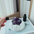 thumbnail image 5 of Topboutique Amethyst Crystals Rough Stones Natural Healing Crystal Reiki Stone for Tumbling Fountain Rocks Polishing Cutting Gemstone 200g,0.78-1.18 inch/2-3 cm, 5 of 6