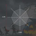 thumbnail image 4 of Tsuinz Halloween Giant Spider Web Decoration 12Ft Circular Cobweb Scary Props, 4 of 6