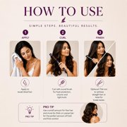 smartSOLUTIONS Straight N' Curl Serum 4 oz, | Smooths & Straightens | Curves & Curls | Paraben-Free | Plant-based