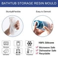 thumbnail image 2 of PENGXIANG DIY Bathtub Molds Epoxy Casting Craft Storage Box Tray Mould for Storage Jewelry, 2 of 10