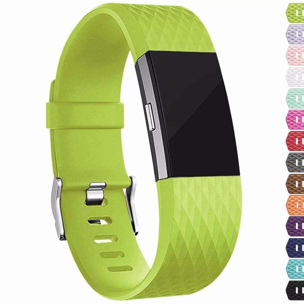 Deltage Under ~ Forretningsmand Fitbit Charge 2 Bands Replacement Sport Strap Accessories with Fasteners  and Metal Clasps for Fitbit Charge 2 Wristband - Walmart.com