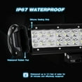 thumbnail image 3 of Nilight 12 inch 72W Light Spot Durable Light Bar fits SUV ATV UTV, 3 of 7