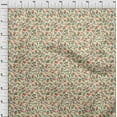 thumbnail image 4 of oneOone Cotton Poplin Light Yellow Fabric Florals Sewing Craft Projects Fabric Prints By Yard 56 Inch Wide, 4 of 4