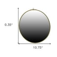 thumbnail image 5 of Gold Round Wall Mirror, 5 of 5