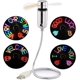 thumbnail image 1 of Ventilador USB LED ZHAOCHENG Mini Ventilador de Cuello de Cisne Programable, 1 of 5