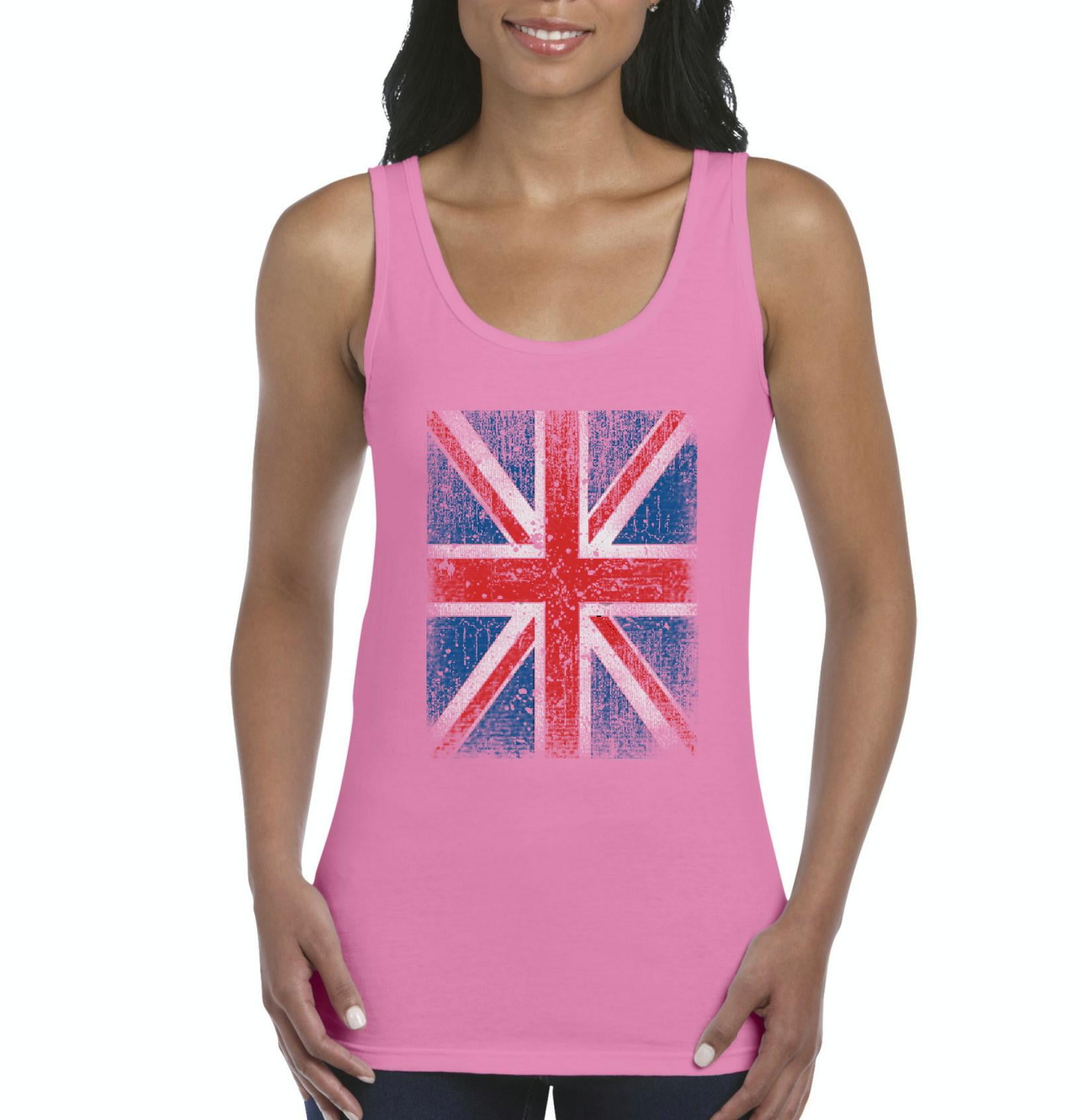Artix Womens Union Jack British Flag Tank Top