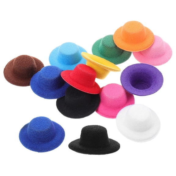FELTECHELECTR Miniature Top Hats for Women, 16 Pieces, Formal Style Accessories for Parties and Events