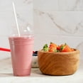 thumbnail image 6 of *WHOLESALE* Crystal Clear Wide Hole Dome PET Plastic Lids with 2" Straw Hole – Fits 12, 16, 20 & 24 oz Cups: 1000CT/Case: 2Cases, 6 of 7