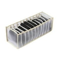 thumbnail image 1 of Foldable Underwear Storage Box Household Storage Drawer Divider Grid Organizer for Underwear/Bra/Socks, 1 of 8