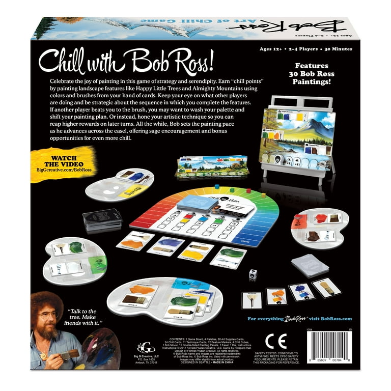 Amazon.com: Big G Creative Bob Ross the Art of Chill : Toys