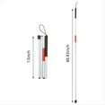 thumbnail image 4 of Folding Blind Cane Walking Stick with Red Reflective Tape for the Blind and Visually Impaired People,48 Inch Cane,1 x Folding Blind Cane Walking Stick, 4 of 6