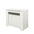 thumbnail image 4 of Multifunctional White Extendable Console | Can Be Used as Desk or Dining in Home | Particle Board and MDF | Solves Space Utilization Problem with Simple Design, 4 of 5