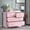 Pink-3 Layer 4 drawer, variant on Ktaxon 6 Drawer Wood Dresser for Bedroom, Chest of Drawers, Storage Organization Unit for Clothing, White