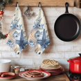 thumbnail image 6 of Blue Starfish Coastal Kitchen Towels Set of 4, Eucalyptus Summer Nautical Shell Retro Absorbent Dish Towels for Kitchen, Microfiber Hand Towel, Quick Drying Tea Towel for Cleaning Dishcloths, 6 of 7