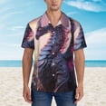 thumbnail image 2 of Fotbe Dragon Camisa Hawaiana para Hombre Unisex – Camisa Casual de Verano con Botones de Manga Corta de Algodón y Lino,3X-Large, 2 of 7