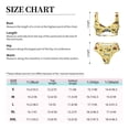 thumbnail image 5 of PAYOHTO Women's Cross Front Bikini Set with High Elasticity Soft Padding Construction Equipment Yellow Bathing Suit Crop Top Swimsuit, 5 of 9