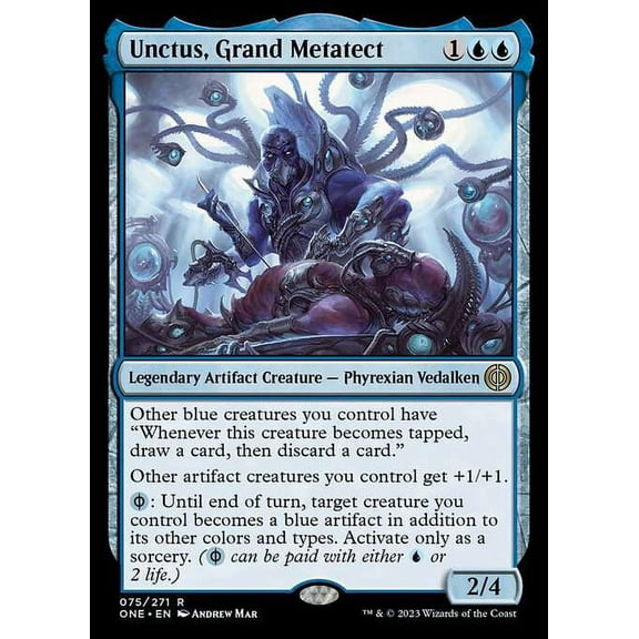 MtG Phyrexia: All Will Be One Rare Unctus, Grand Metatect #75