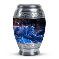 SUBSH Lynx in Luminance - Keepsake Urns for Human Ashes - Ash Keepsakes for Human Ashes - Urn for Ashes for Women - Adult Urns for Human Ashes Men (Size - 3inch,1pcs)
