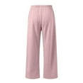 thumbnail image 6 of Lixiuxyad Drawstring Elastic Waist Pants Graphic Baggy Pants Drawstring High Waisted Baggy Sweatpants With Pocket Streetwear Pink, 6 of 6