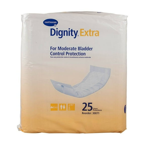 Dignity Plus Super Liner 4" X 12" Adhesive Part No. 30071 (250/case)