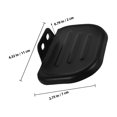 thumbnail image 2 of WASHWEPE 1Par Pedales Traseros Plegables Para Pedales De Aluminio Negros Antideslizantes, 2 of 8