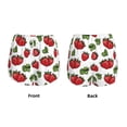 thumbnail image 6 of Uemuo Hand Drawn Strawberry Pattern Women's Athletic Shorts High Waisted Running Shorts with Liner Pockets Gym Elastic Workout Shorts-Small, 6 of 9