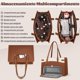 thumbnail image 4 of RAINSMORE Bolsa con Lonchera Integrada para Mujer Bolsa para Laptop Mujer de 15,6 Pulgadas con Compartimento Bolsas Tote Bag Mujer Maletin para Laptop para Trabajo, Oficina, Negocios, 4 of 7