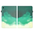 thumbnail image 5 of TECH CIRCLE Case with Pen Holder for Samsung Galaxy Tab A9 8.7" 2023, Watercolor Painting PU Leather Multi-Angle View Stand Card Slots Wallet Case for Galaxy Tab A9 8.7 inch 2023 SM-X110/X115, Green, 5 of 6