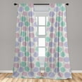 thumbnail image 5 of Ambesonne Floral Curtains, Exquisite Flowers, Pair of 28"x84", Multicolor, 5 of 5