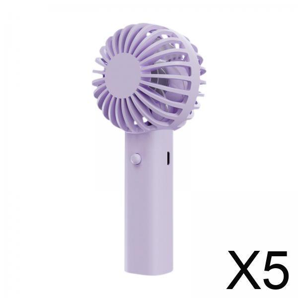 Ventilador portátil de mano,Ventilador portátil de mano Pequeño ventilador personal silencioso,Mini ventilador de refrigeración ligero de 3 velocidades para escritorio,Ventilador eléctrico