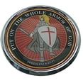 thumbnail image 2 of Armor of God Metal Chrome Emblem, 2 of 3