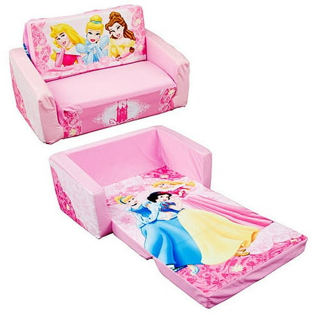 Disney Princess Flip Open Sofa with Slumber Bag