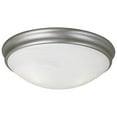 thumbnail image 2 of Millennium Lighting 3 Lights Metal Flushmount Ceiling Light in Satin Nickel, 2 of 2