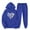 Blue, variant on ibuvkizy Track Suits for Women Set!Men's and Women's Sports Tracksuits Long Sleeve Pullover Hoodies Sweatshirt Loose Coat and Sweatpants Fall Winter Suit Pink,S