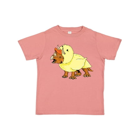 

Inktastic Easter Duck Triceratops Gift Toddler Boy or Toddler Girl T-Shirt