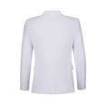 thumbnail image 4 of ETHAN White Suit Jacket for Men Sport Coat Mens Suit Classic Fit Two Button Suit Jacket for Wedding Casual Prom Party Size L, 4 of 7