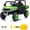 Green, variant on 12V Ride on Dump Truck with Parent Remote Control, Single Seater Electric Farm Truck, Powered Dump Bed, Double Opening Doors, Suspension, LED Lights, MP3 & Horn, Red